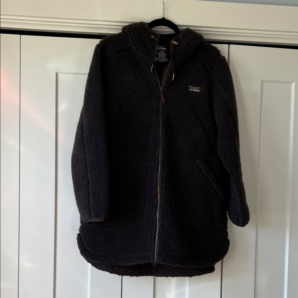 L.L. Bean Women’s Brown Sherpa Coat